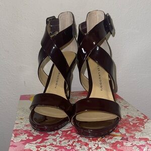 Chinese laundry Black Jack, Burgundy, size 6.5